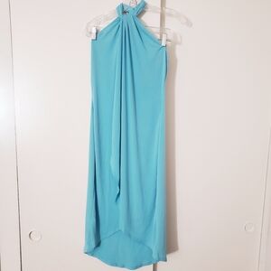 Venus Aqua Waterfall Dress Size S